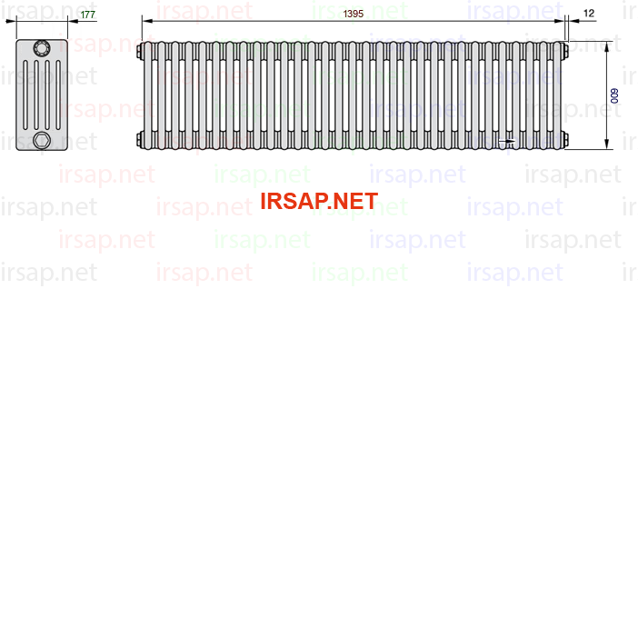 Радиатор IRSAP Tesi 50600/31 T14 CL 01